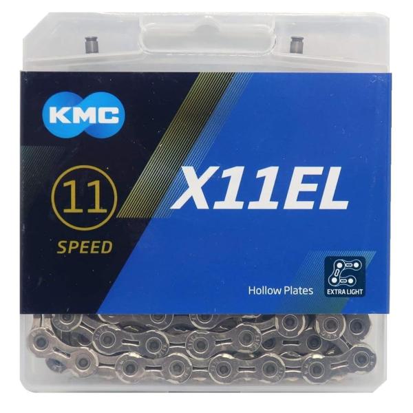 KMC X11EL チェーン 11速/11S/11スピード/11speed 用 118Links (シルバー) [並行輸入品]