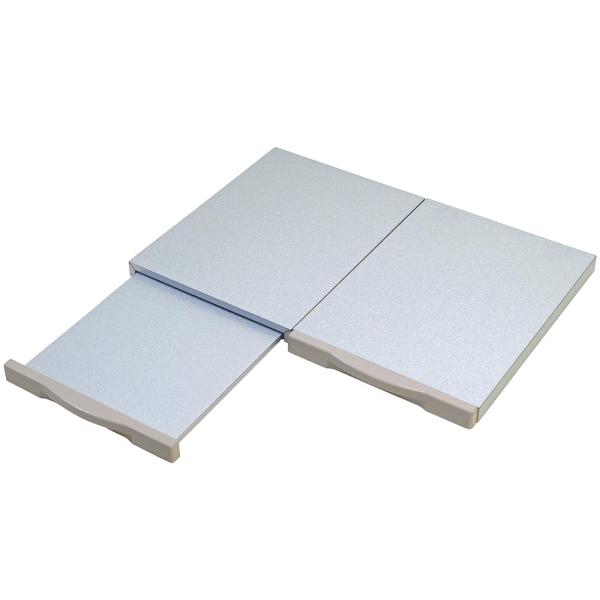 「商品情報」商品紹介キッチンスペースの有効活用に便利なレンジテーブルですコンロ下のスライドは26cmで鍋ブタやお皿などが置けて便利です簡単にテーブルを取り外すことができ、そのまま洗うことができます底面に吸盤付きのため、しっかり固定できますガ...