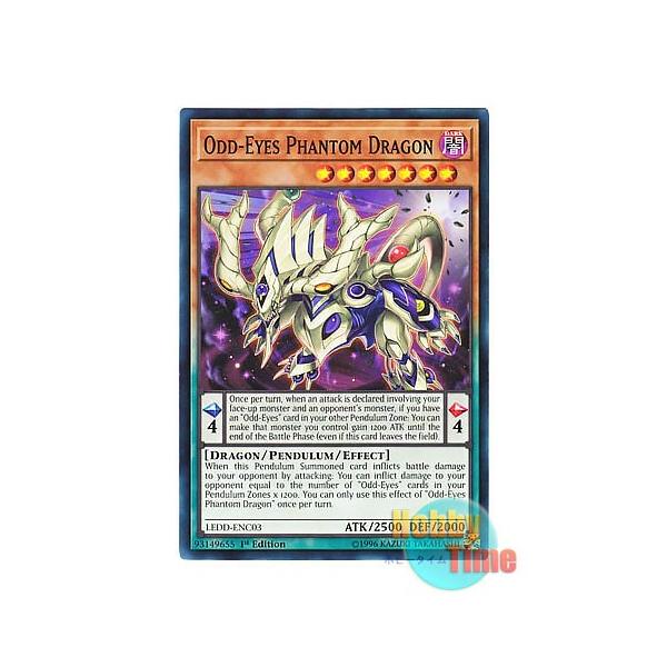 遊戯王 英語版 Ledd Enc03 Odd Eyes Phantom Dragon オッドアイズ ファントム ドラゴン ノーマル 1st Edition Buyee Buyee 日本の通販商品 オークションの代理入札 代理購入