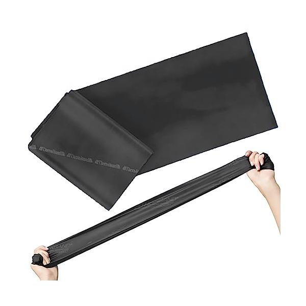 セラバンドTHERABAND トレーニングチューブ バンドタイプ 2m TBB-5 ブラック 強度レベル+3