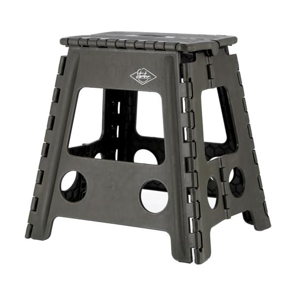 他サイト： 不二貿易 折りたたみ椅子 アウトドア 軽量 踏み台 折畳み コンパクト ステップ スツール 釣り キャンプ 花火大会幅39×奥行33×高さ39cm カーキ 86077の商品画像