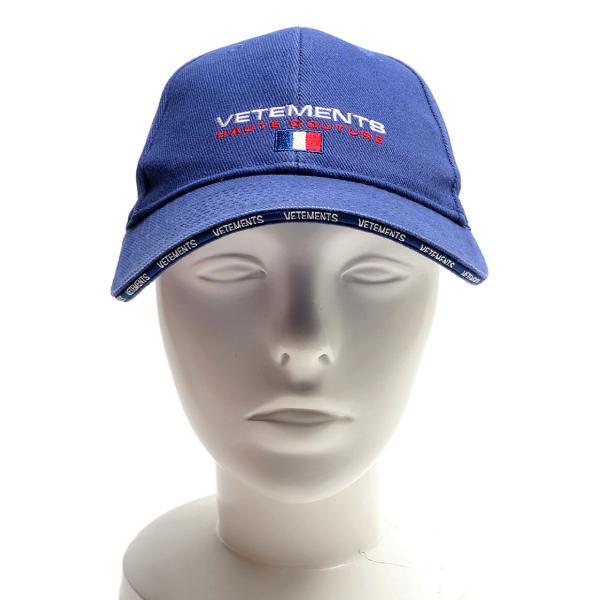 ヴェトモン　キャップ ヴェトモン キャップ ブルー 18ss メンズ VETEMENTS 中古 : Rehello by
