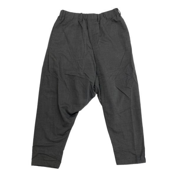 イッセイミヤケ　ストライプ サルエルパンツ イッセイミヤケISSEY MIYAKE ストライプサルエルパンツ ベージュ