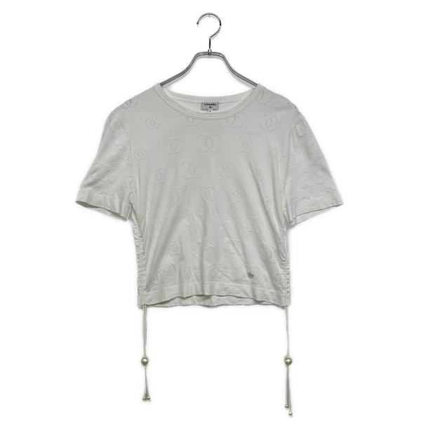 シャネル 半袖Tシャツ ココ クロップド Tシャツ P72733K10463