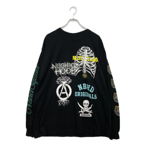 ネイバーフッド 長袖Tシャツ NH.TEE LS-17 マルチ BLK 2024FW