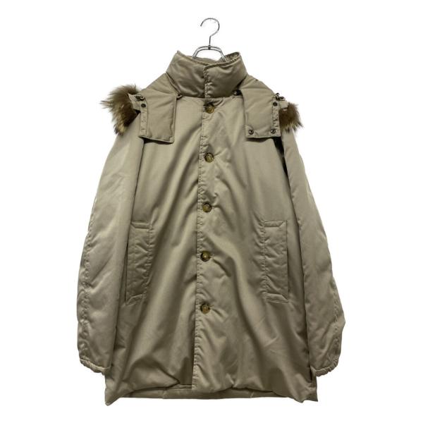 MONCLER ダウンジャケット　CEZANNE サイズ1 モンクレール ダウンジャケット CEZANNE ファー ベージュ メンズ