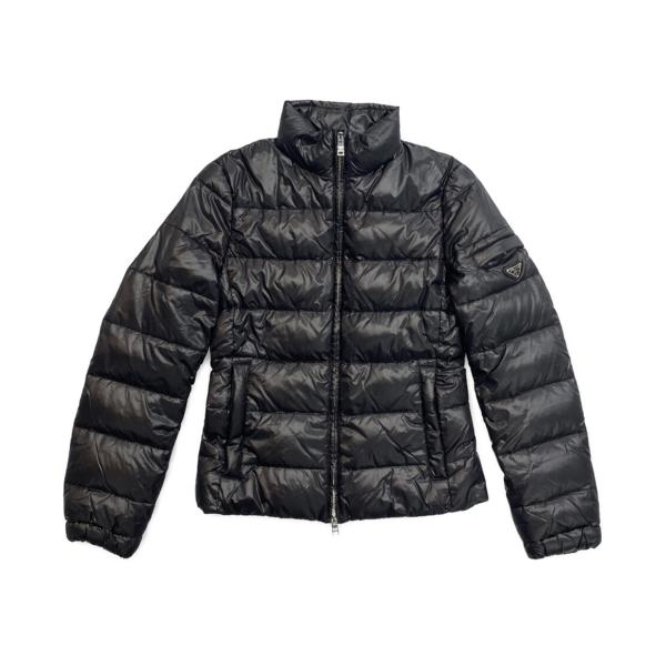 プラダ PRADA ダウンジャケット 黒 40 直営店購入 9/19まで値下 プラダ ダウンジャケット 29w149 ブラック レディース SIZE 36 PRADA