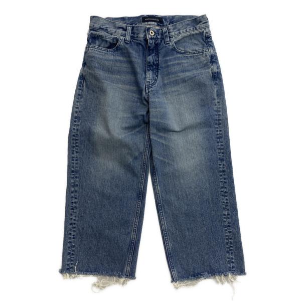 ★美品　MADISON BLUE  マディソンブルー　クロップドパンツ MADISON BLUE マディソンブルー Wide cropped Denim ワイド