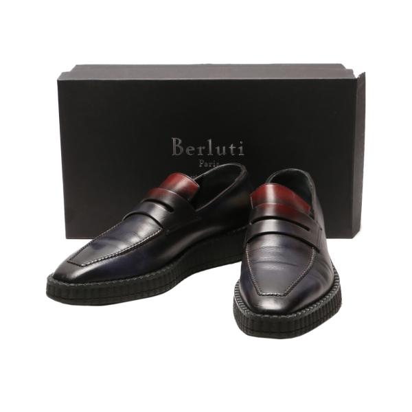 ベルルッティ ローファー アンディ パティーヌ 19SS メンズ SIZE 8 1/2