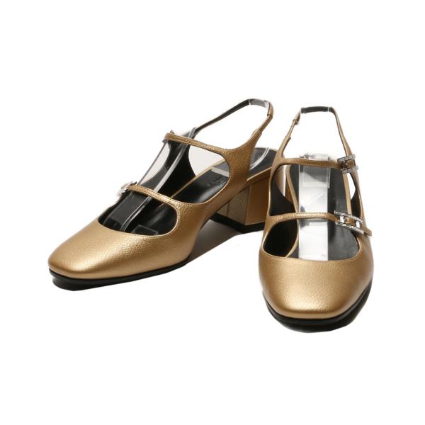 エルメス ジャッキー ゴールド パンプス レディース SIZE 37 エルメス ジャッキー ゴールド パンプス レディース SIZE 37