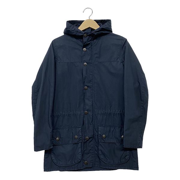 【美品】Barbour　バブアー　 マウンテンパーカー 34インチ バブアー マウンテンパーカー ネイビー ダブルジップ メンズ SIZE XXS