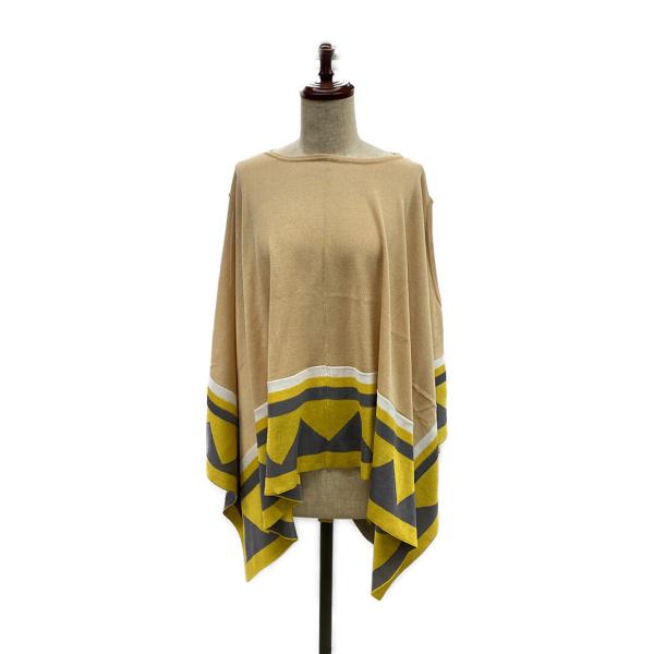 イッセイミヤケ　ポンチョ 美品 イッセイミヤケ ケープ ポンチョ Native Design Poncho 20SS