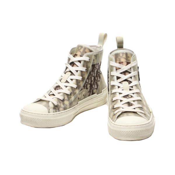 Dior キッズ ハイトップスニーカー 28 Dior Kids High Top Sneakers with All-Over CD Diamonds Logo