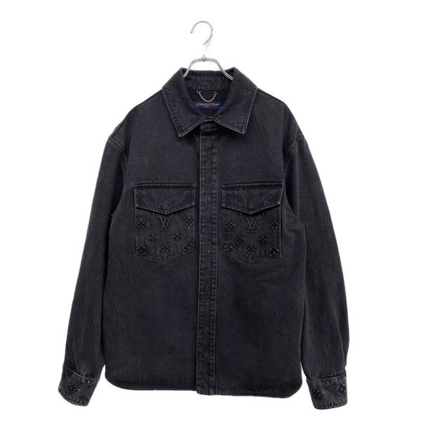 louis vuitton モノグラムヨーク　デニムジャケット40 中古・古着通販】LOUIS VUITTON (ルイ ヴィトン) モノグラム