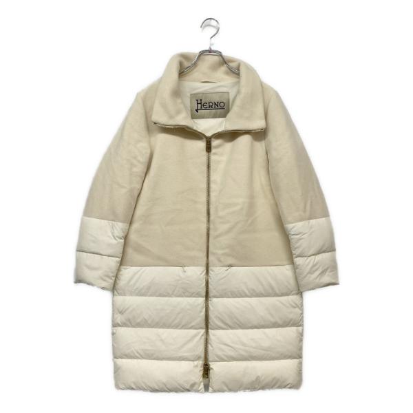 HERNO　ヘルノ　ウールベルテッドコート　44 HERNO ヘルノ ウールベルテッドコート 44 HERNO ヘルノ ウール