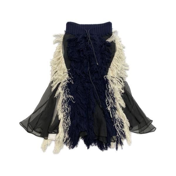 sacai（サカイ） フリンジスカート 17-03521 レディース SIZE 1 sacai