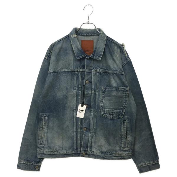 美品 デンハム デニムジャケット 01-23-09-21-001 メンズ SIZE M