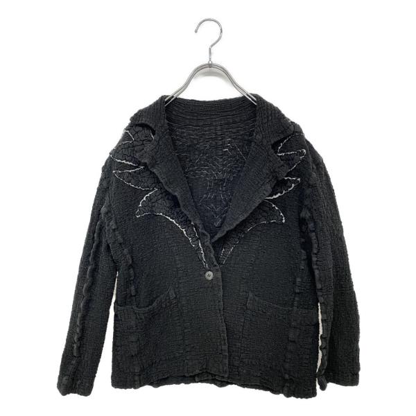 ミー イッセイミヤケ カリフラワージャケット ブラック MI54FD511