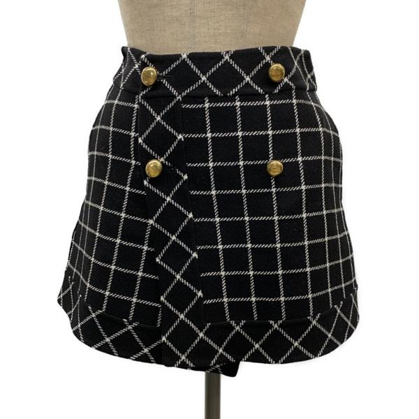 クリスチャンディオール ラップミニスカート ウール レディース SIZE