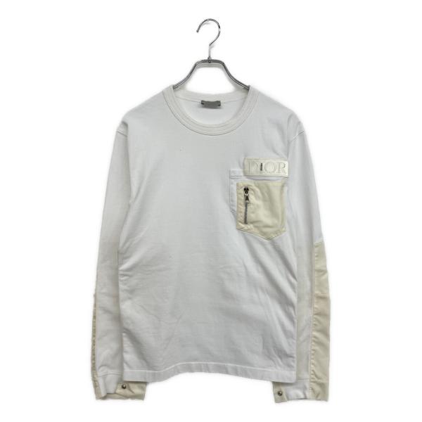 Dior HOMME 美品 ディオールオム 長袖Tシャツ ×Sacai Docking Side
