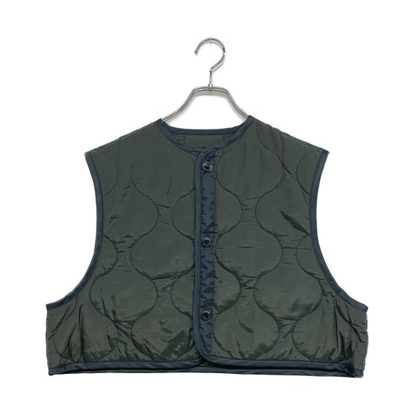 HYKE キルティングロングベスト カーキ HYKE キルティングロングベスト カーキ 楽天市場】hyke ベストの通販