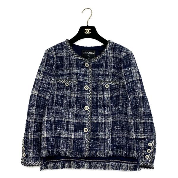 CHANEL（シャネル） ボンバージャケットラメツイードジャケット