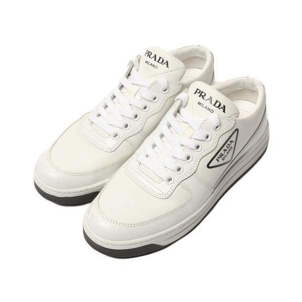 PRADA（プラダ） ロゴスニーカー ホワイト 1E796M レディース SIZE 36