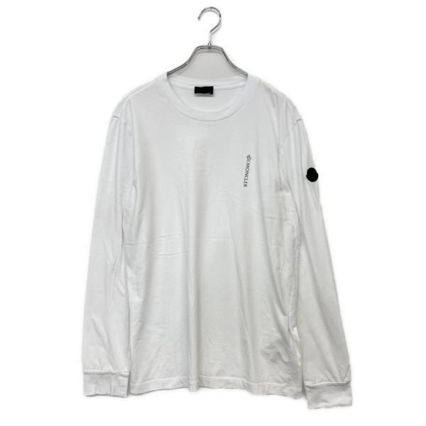 【極美品】MONCLER MAGLIA T-SHIRT 長袖Tシャツ 白 MONCLER（モンクレール） 長袖Tシャツ MAGLIA MANICA LUNGA メンズ