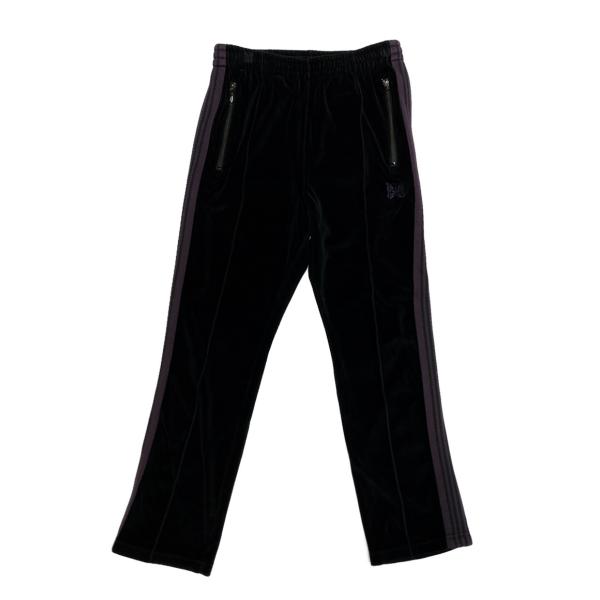 ニードルズ パンツ J0229 ベロアサイドライン ブラック メンズ SIZE S NEEDLES 中古