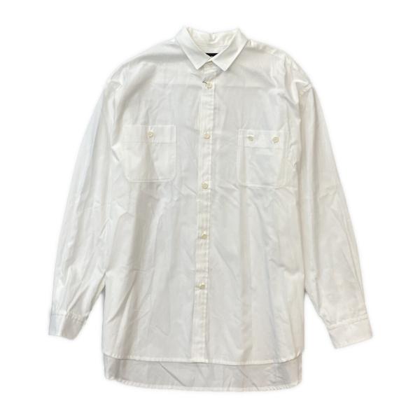 AUBERGE BIG RAF ミリタリー　ノーカラーシャツ　美品　サイズ44 オーベルジュ 長袖シャツ BIG SERGE メンズ SIZE 44 AUBERGE 中古