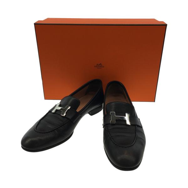 エルメス Hロゴ コンスタンス ブラック レディース SIZE 35.5 HERMES