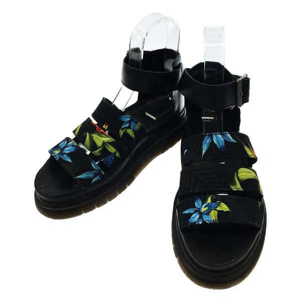 DR.MARTENS ドクターマーチン サンダル 美品！ ドクターマーチン サンダル ブラック フラワー レディース SIZE 6 Dr