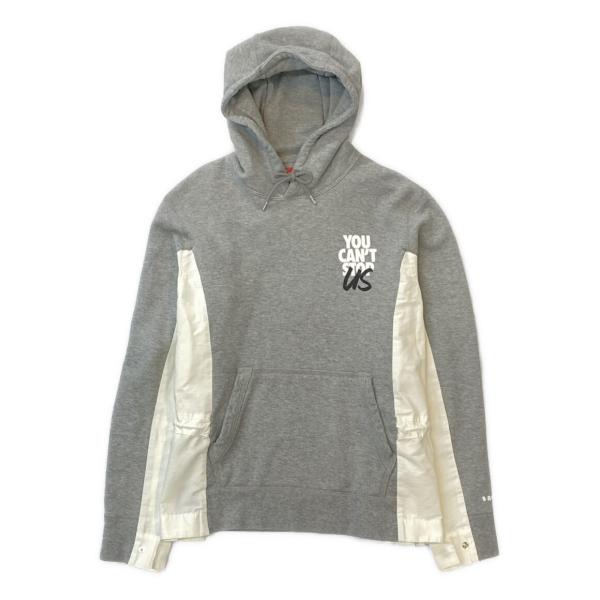 美品 サカイ ナイキ パーカー NIKEコラボフーディ グレー 20 美品 サカイ ナイキ パーカー NIKEコラボフーディ グレー 20