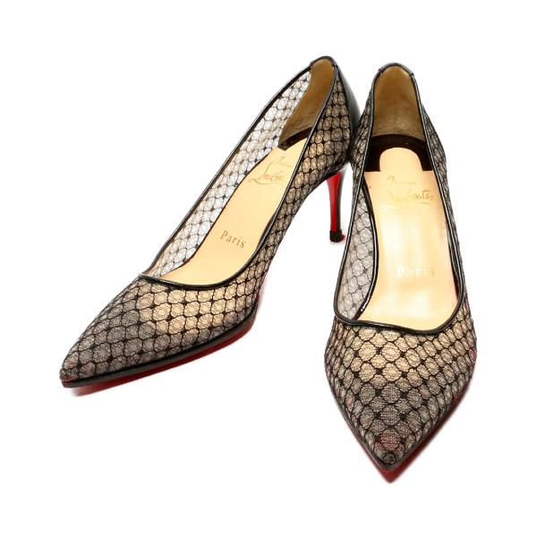クリスチャンルブタン パンプス レース レディース SIZE 35 1/2