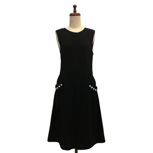 フォクシー ノースリーブワンピース ブラック 36968 レディース SIZE