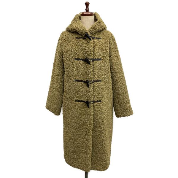 スリードッツ ボアコート プードル ダッフル レディース SIZE S Three