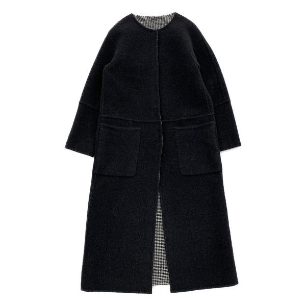 Maxmará マックスマーラ　カシミヤ　千鳥格子　ジャケット　ブルゾン マックスマーラ リバーシブルコート 千鳥柄 レディース SIZE 36 S Max