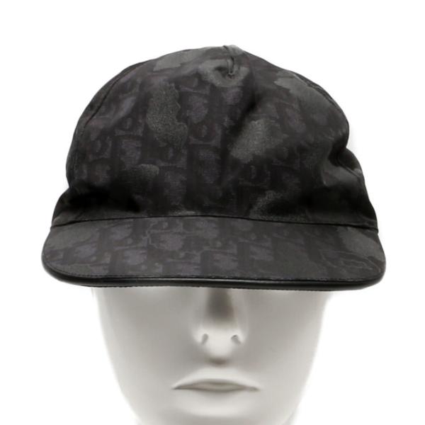 Dior HOMME オブリーク ベースボール キャップ トロッター 帽子 L ディオールオム オブリークキャップ トロッター柄 メンズ SIZE M DIOR