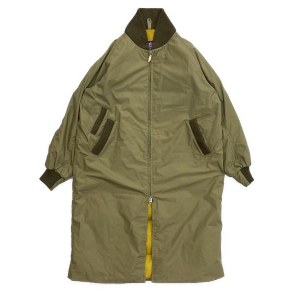 ノースフェイスパープルレーベル　ダウンケープ　カーキ　セージグリーン THE NORTH FACE PURPLE LABEL Field Down Jacket Khaki Green