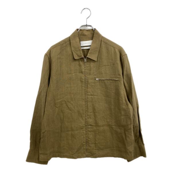 カルーソー ジャケット リネン ブラウン 62-08-32-08001 メンズ SIZE 48 CARUSO 中古