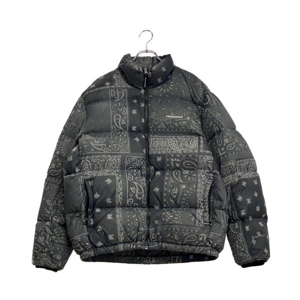 ディスイズネバーザット ダウンジャケット ダークグレー メンズ SIZE L