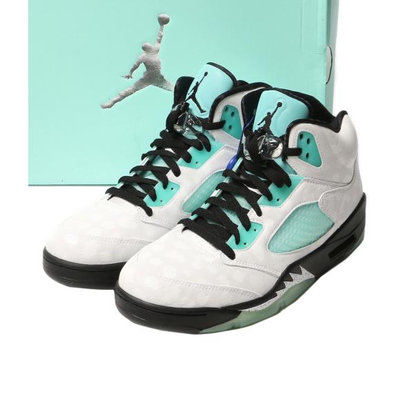 美品 ナイキ スニーカー Air Jordan 5 Retro SNGL DY CN2932-100 メンズ SIZE 28.5cm NIKE 中古
