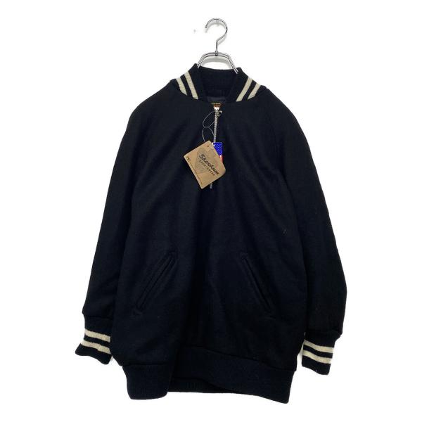 スクーカム スタジャン ブラック ハーフジップ アメリカ製 メンズ SIZE