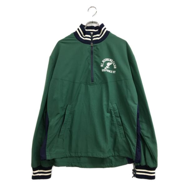 美品 ラルフローレン ジャケット リップストップ クォータージップ