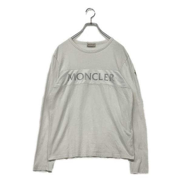 MONCLER（モンクレール） 長袖Tシャツ メッシュ切替ロゴカットソー