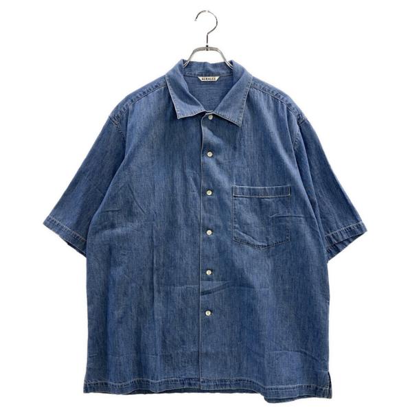 オーラリー 半袖シャツ デニムシャツ A24SS02GS メンズ SIZE 5