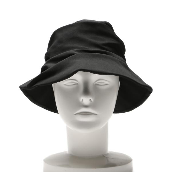 Yohji Yamamoto ヨウジヤマモト 中折れ メッシュハット ブラック hugall_830070523