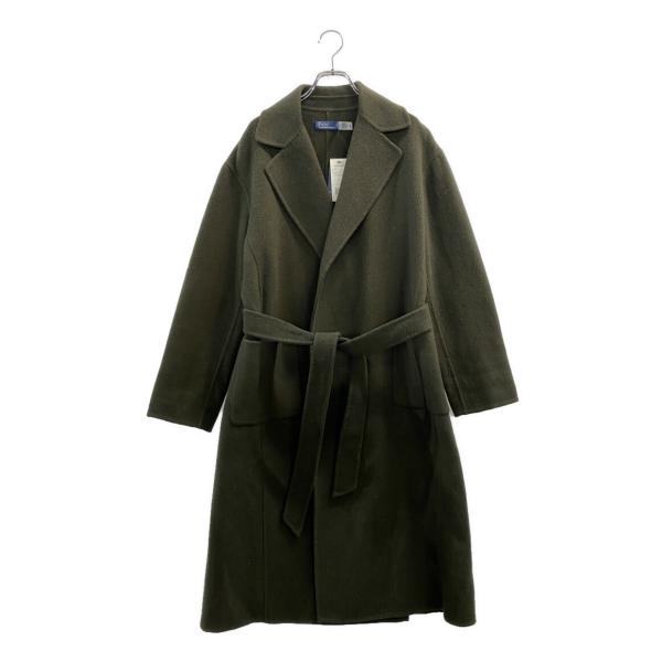 極美品♪ラルフローレン ウールロングコート アルパカ混 ヘリンボーン