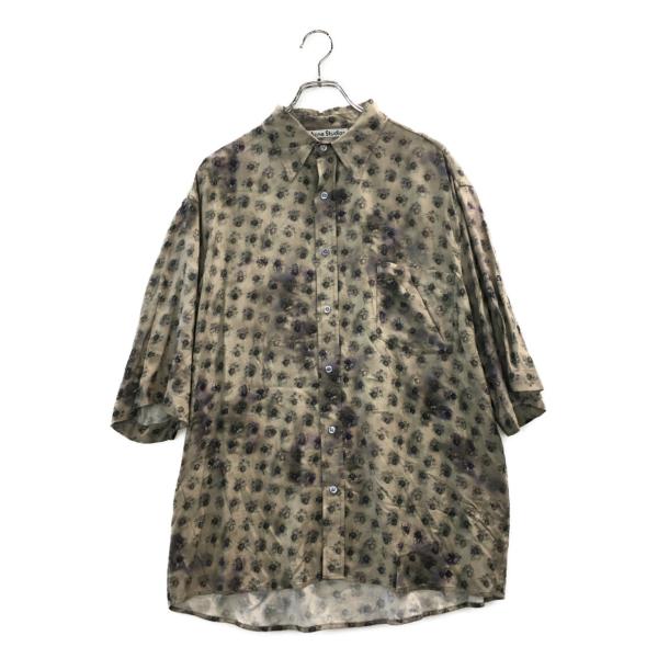 Acne Studios アクネストゥディオス 花柄半袖シャツ48 hugall_830070577