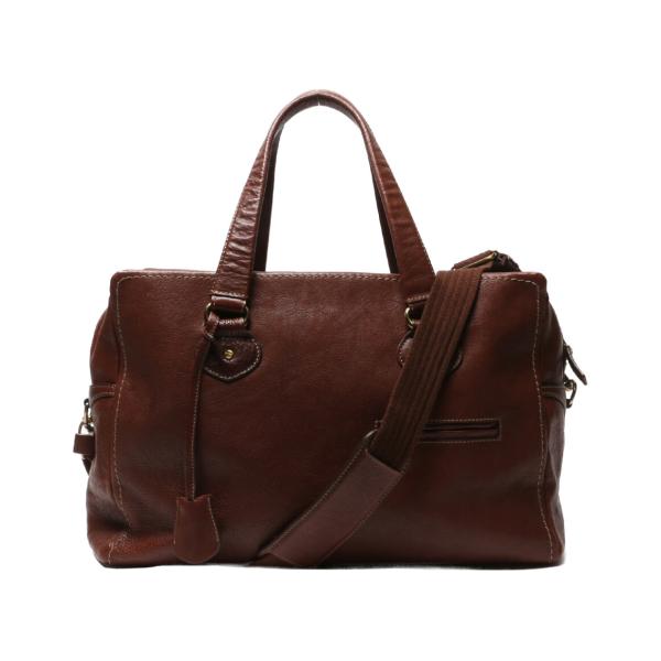 2WAY ボストンバッグ ブラウン メンズ 土屋鞄 中古 : Rehello by